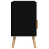 Yöpöydät 2 kpl musta 40x30x55 cm tekninen puu