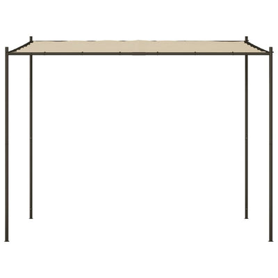 Katos beige 3x3 m 180 g/m² kangas ja teräs