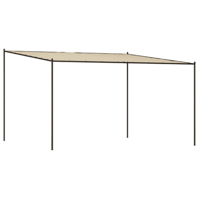 Katos beige 4x4 m 180 g/m² kangas ja teräs