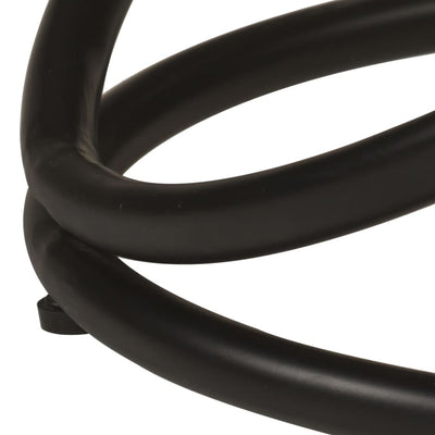 Sohvapöytä Oroviceanu Ø50x40cm (kierrätetty täyspuu ja teräs)