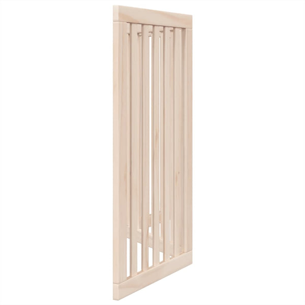 Koiraportti kokoontaitettava 3 paneelia 150 cm poppelipuu