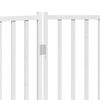 Valkoinen koiraportti taitettava 3 paneelia Cremenasiu 150cm (kuusi)