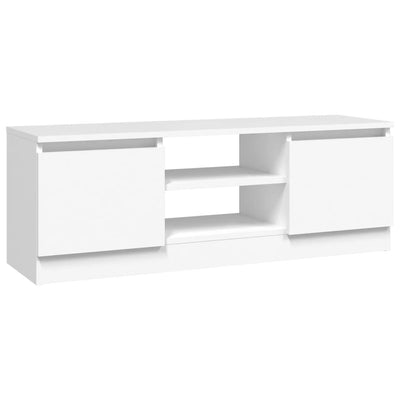 TV-taso ovella valkoinen 102x30x36 cm