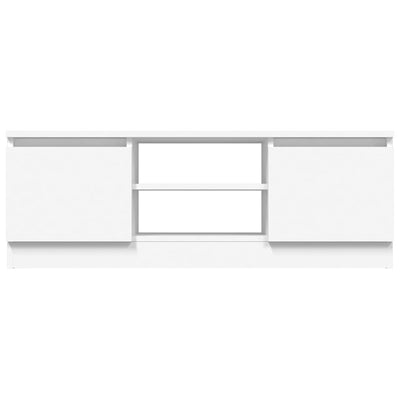 TV-taso ovella valkoinen 102x30x36 cm