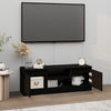 TV-taso ovella musta 102x30x36 cm