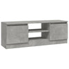 TV-taso ovella betoninharmaa 102x30x36 cm