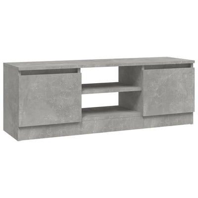 TV-taso ovella betoninharmaa 102x30x36 cm