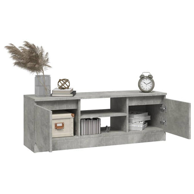 TV-taso ovella betoninharmaa 102x30x36 cm