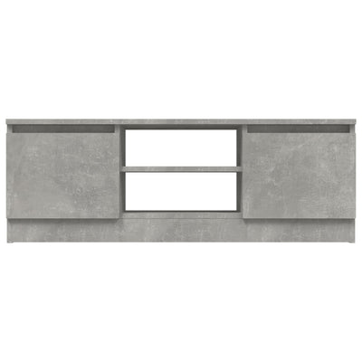 TV-taso ovella betoninharmaa 102x30x36 cm
