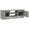 TV-taso ovella betoninharmaa 102x30x36 cm