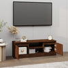 TV-taso ovella ruskea tammi 102x30x36 cm