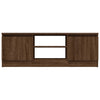 TV-taso ovella ruskea tammi 102x30x36 cm