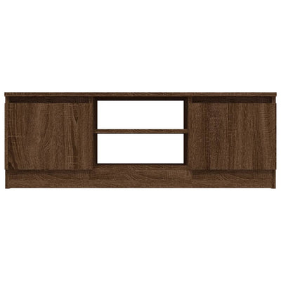 TV-taso ovella ruskea tammi 102x30x36 cm