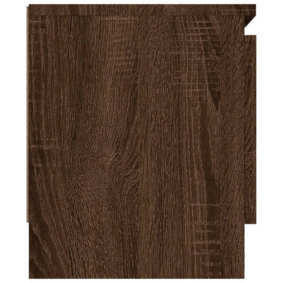 TV-taso ovella ruskea tammi 102x30x36 cm