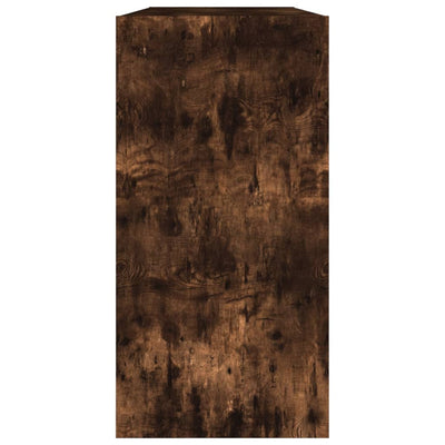 Kirjahylly / Senkki savutammi 50x25x80 cm tekninen puu