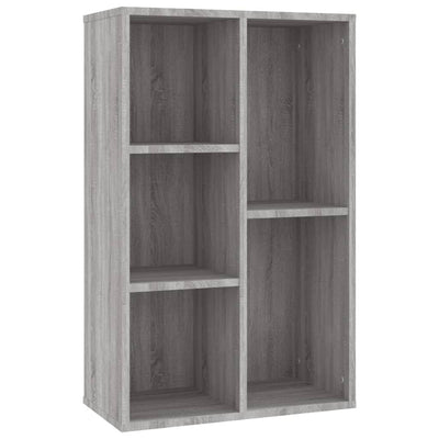 Kirjahylly / Senkki harmaa Sonoma 50x25x80 cm tekninen puu