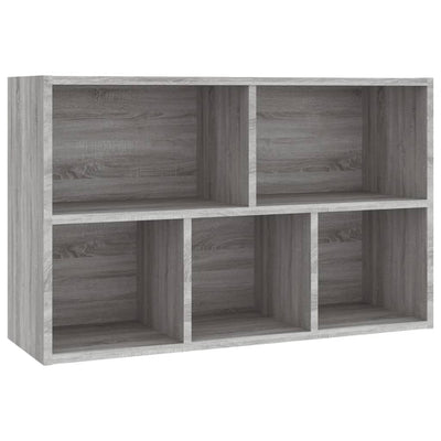 Kirjahylly / Senkki harmaa Sonoma 50x25x80 cm tekninen puu