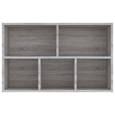 Kirjahylly / Senkki harmaa Sonoma 50x25x80 cm tekninen puu