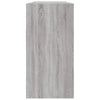 Kirjahylly / Senkki harmaa Sonoma 50x25x80 cm tekninen puu