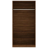 Ruskea tammi vaatekaappi Onal 100x50x200cm (puinen)