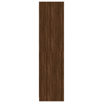 Ruskea tammi vaatekaappi Onal 100x50x200cm (puinen)