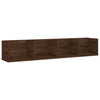 CD-hylly ruskea tammi 100x18x18 cm tekninen puu