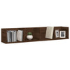 CD-hylly ruskea tammi 100x18x18 cm tekninen puu