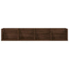 CD-hylly ruskea tammi 100x18x18 cm tekninen puu
