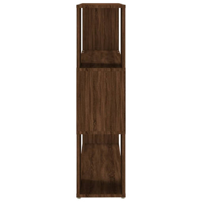 Kirjahylly/tilanjakaja ruskea tammi 100x24x94 cm
