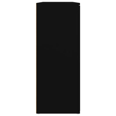 Senkki musta 91x29,5x75 cm tekninen puu