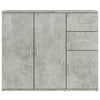 Senkki betoninharmaa 91x29,5x75 cm tekninen puu