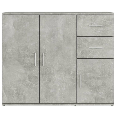 Senkki betoninharmaa 91x29,5x75 cm tekninen puu