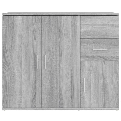 Senkki harmaa Sonoma 91x29,5x75 cm tekninen puu