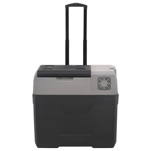Mustaharmaa kylmälaukku pyörillä ja adapterilla Dora 40 l (pp)