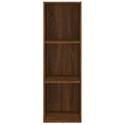 Kirjahylly / TV-taso ruskea tammi 36x30x114 cm tekninen puu