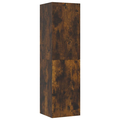Seinäkiinnitettävä TV-taso savutammi 30,5x30x110 cm