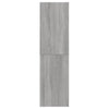 Seinäkiinnitettävät TV-tasot 2 kpl harmaa Sonoma 30,5x30x110 cm
