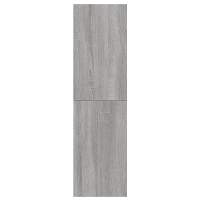 Seinäkiinnitettävät TV-tasot 2 kpl harmaa Sonoma 30,5x30x110 cm