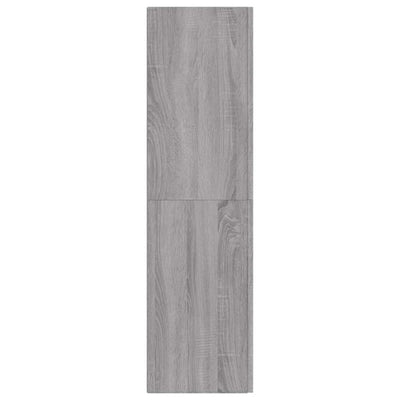Seinäkiinnitettävät TV-tasot 2 kpl harmaa Sonoma 30,5x30x110 cm