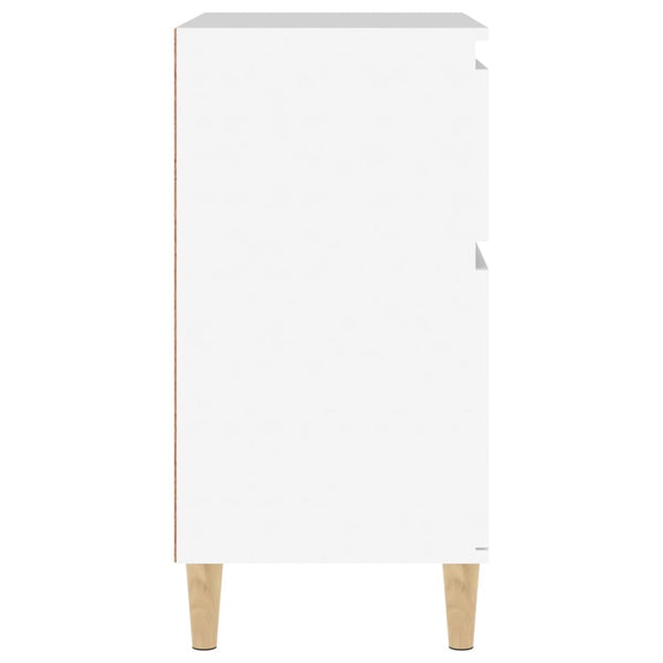 Valkoinen senkki Tirsin 60x35x70cm (puinen)