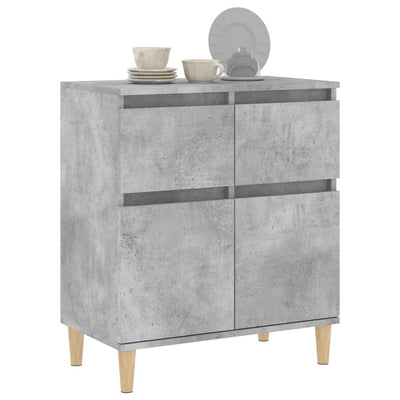 Senkki betoninharmaa 60x35x70 cm tekninen puu