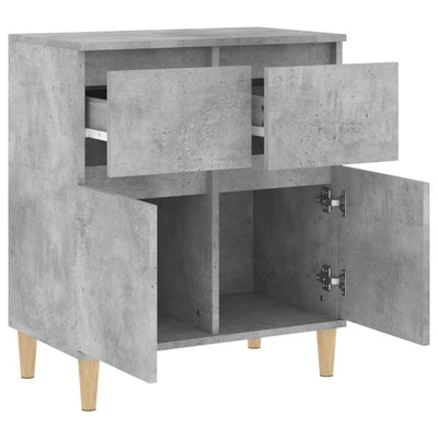 Senkki betoninharmaa 60x35x70 cm tekninen puu