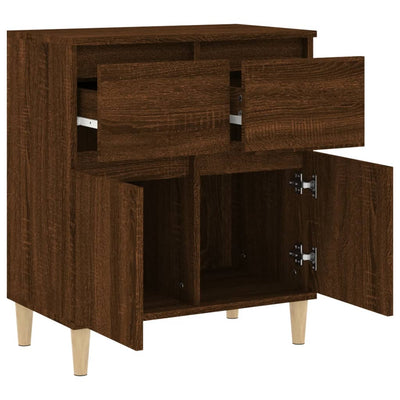 Senkki ruskea tammi 60x35x70 cm tekninen puu