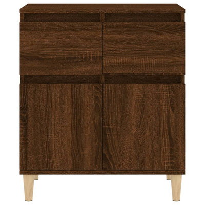 Senkki ruskea tammi 60x35x70 cm tekninen puu