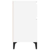 Valkoinen yöpöytä Tecluta 40x35x70cm