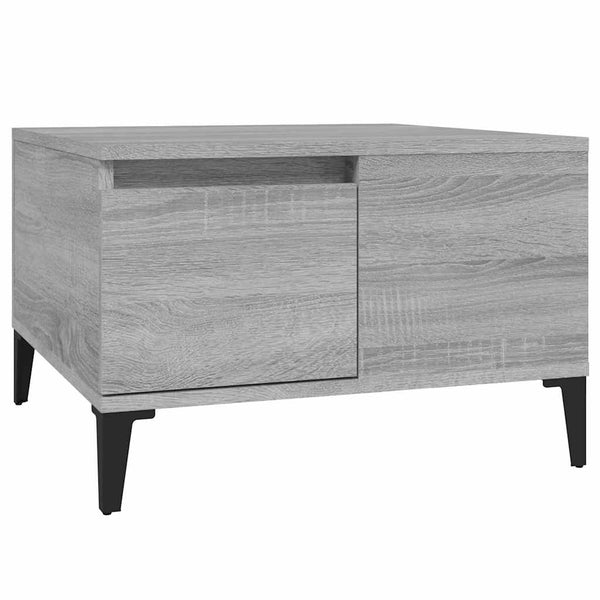Sohvapöytä harmaa Sonoma 55x55x36,5 cm tekninen puu