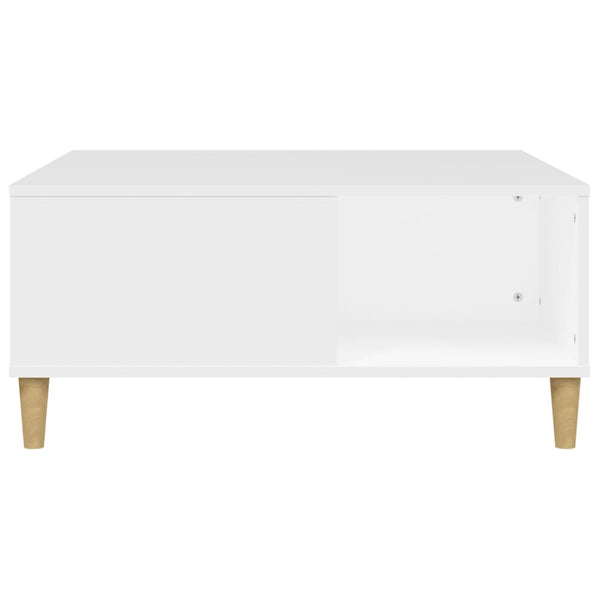 Valkoinen sohvapöytä Avedica 80x80x36,5cm (puinen)