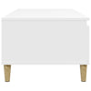 Valkoinen sohvapöytä Abdi 90x50x36,5cm (puinen)