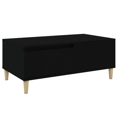 Sohvapöytä musta 90x50x36,5 cm tekninen puu