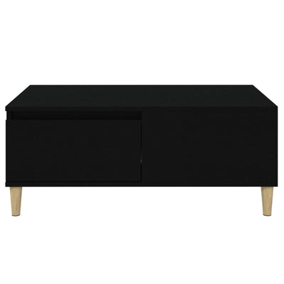 Sohvapöytä musta 90x50x36,5 cm tekninen puu